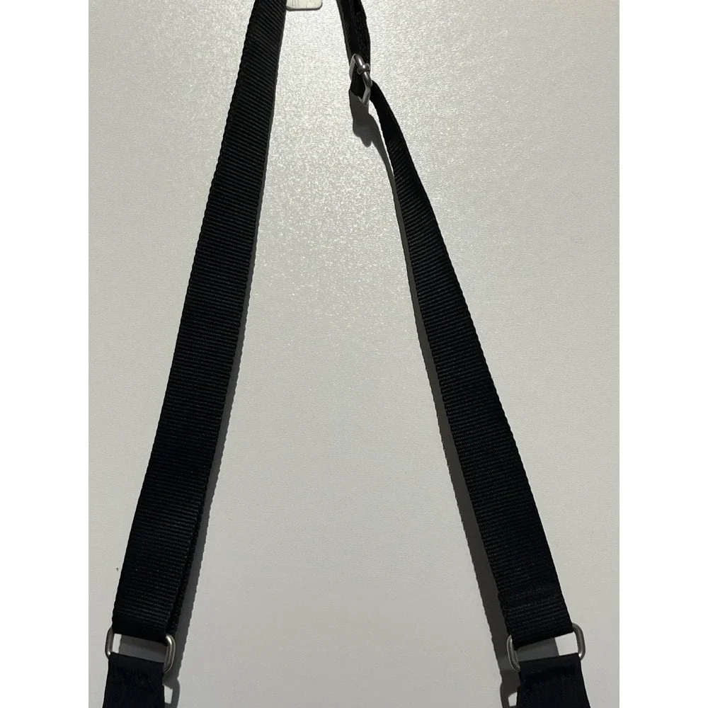 Baggallini Black Nylon‎ Crossbody Travel Bag with Multi-Zip Pockets Card Slots